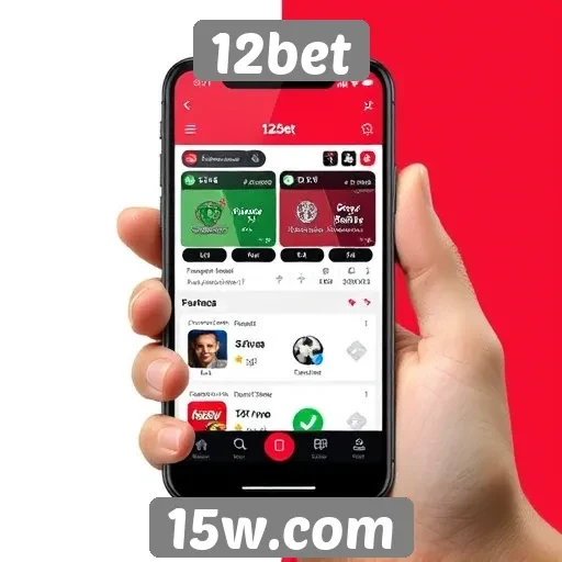 Novas funcionalidades do aplicativo da 12bet