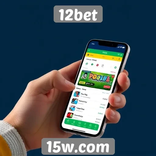 Facilidade de uso do aplicativo móvel 12bet