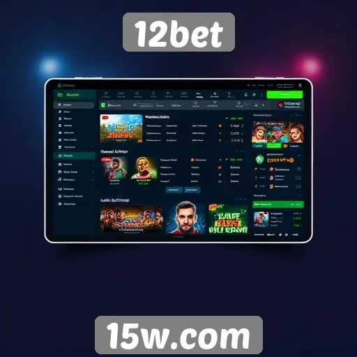 Análise da interface de usuário do 12bet